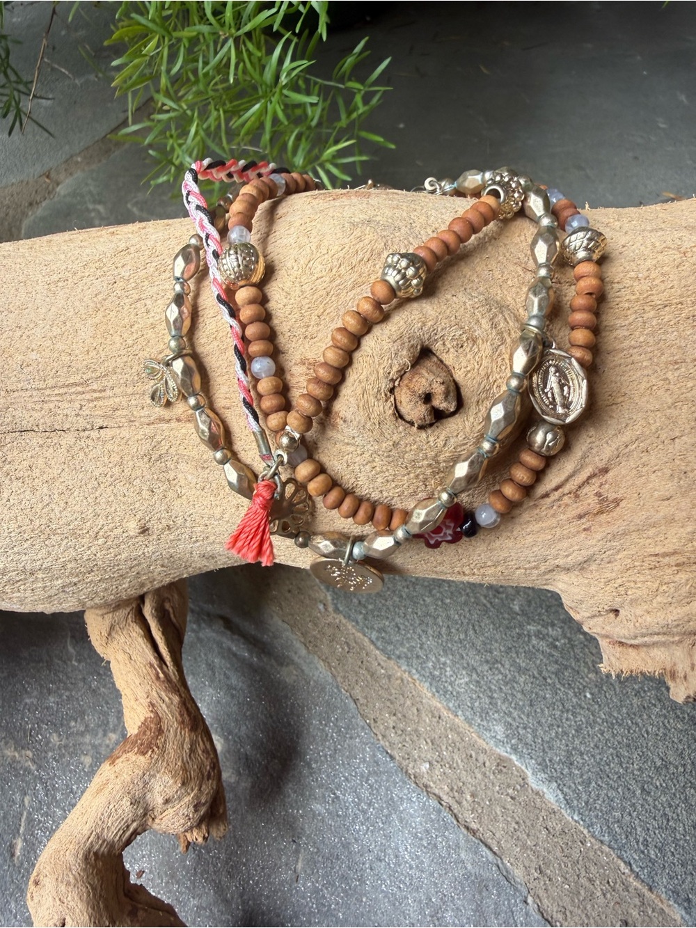New🌟Free People-Boho Multi-Strand Beaded Anklet